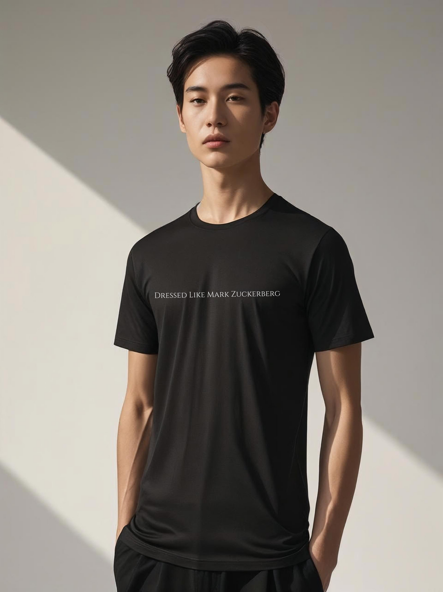 Dressed like Mark Zuckerberg