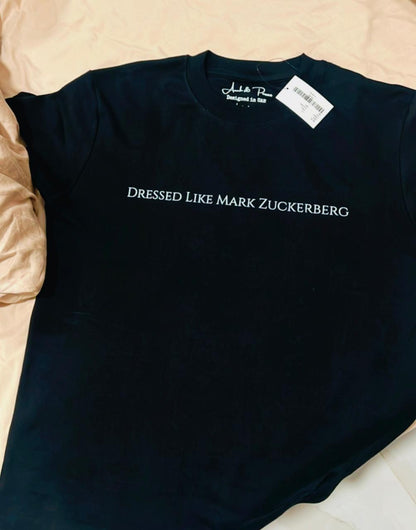 Dressed like Mark Zuckerberg