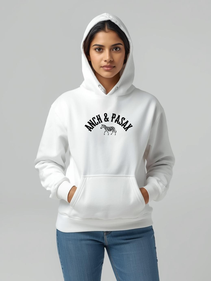 Zebra Elegance Hoodie