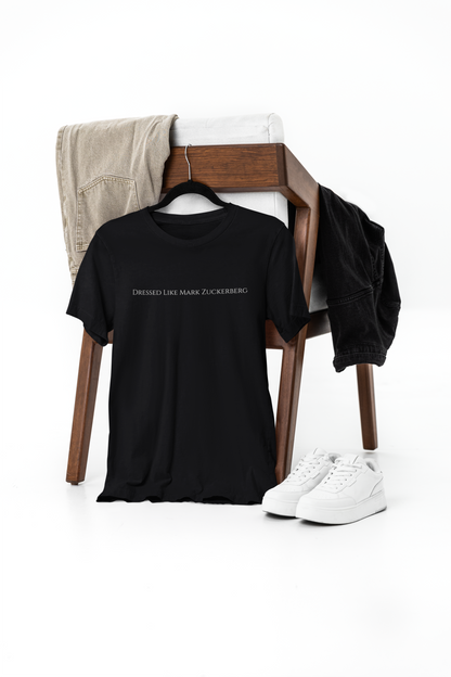 Dressed like Mark Zuckerberg
